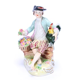 Figural Group Marked Dresden Porcelain