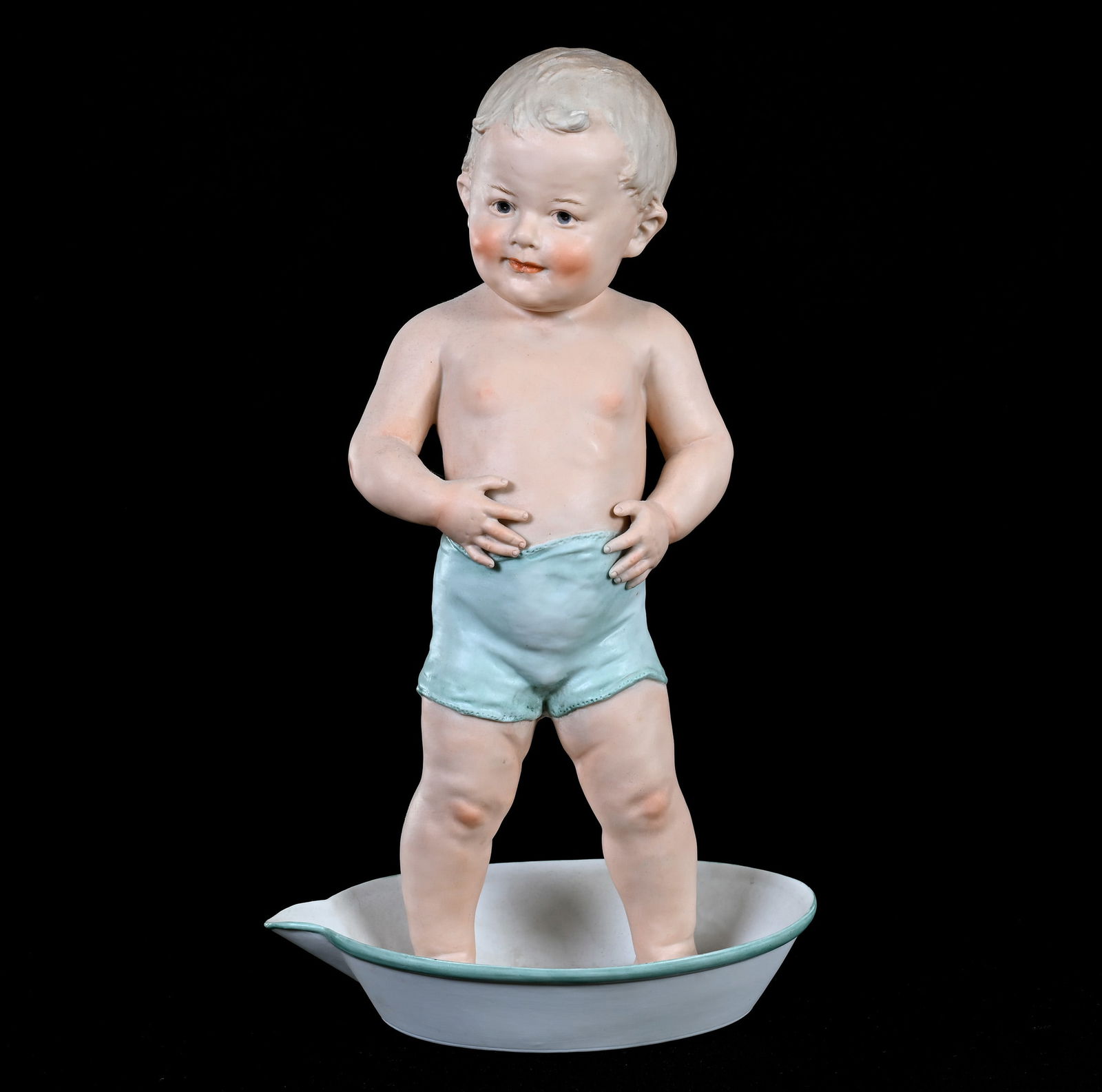 German Bisque Figurine Marked Heubach (1 of 3)