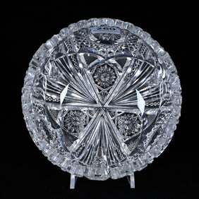 Finger Bowl, American Brilliant Cut Glass, Wedgemere Pattern By Libbey