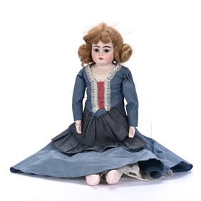 Doll, German Bisque Head With Heubach Horseshoe Mark