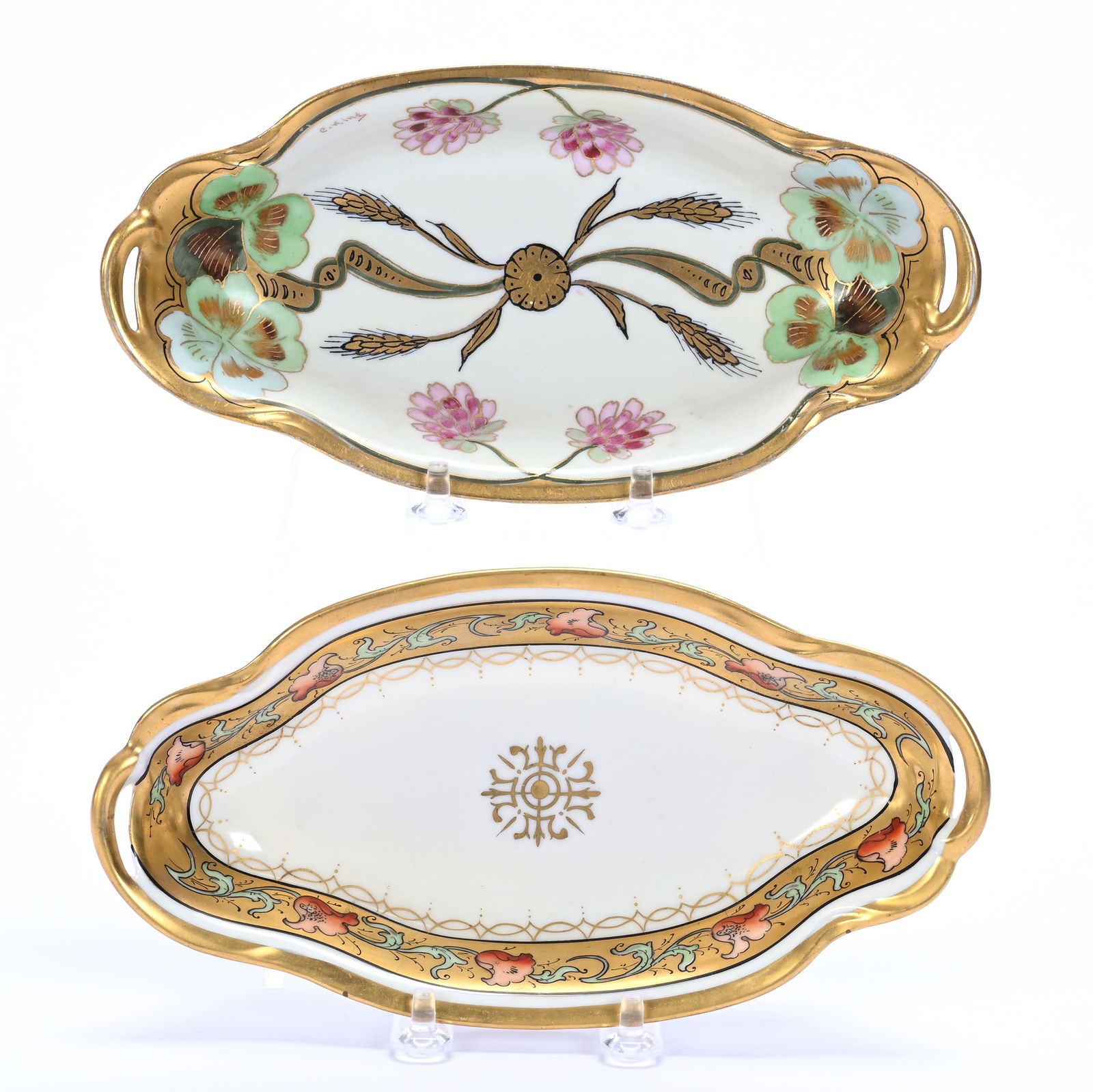 (2) Relish Trays Marked Pickard & Donath (1 of 3)