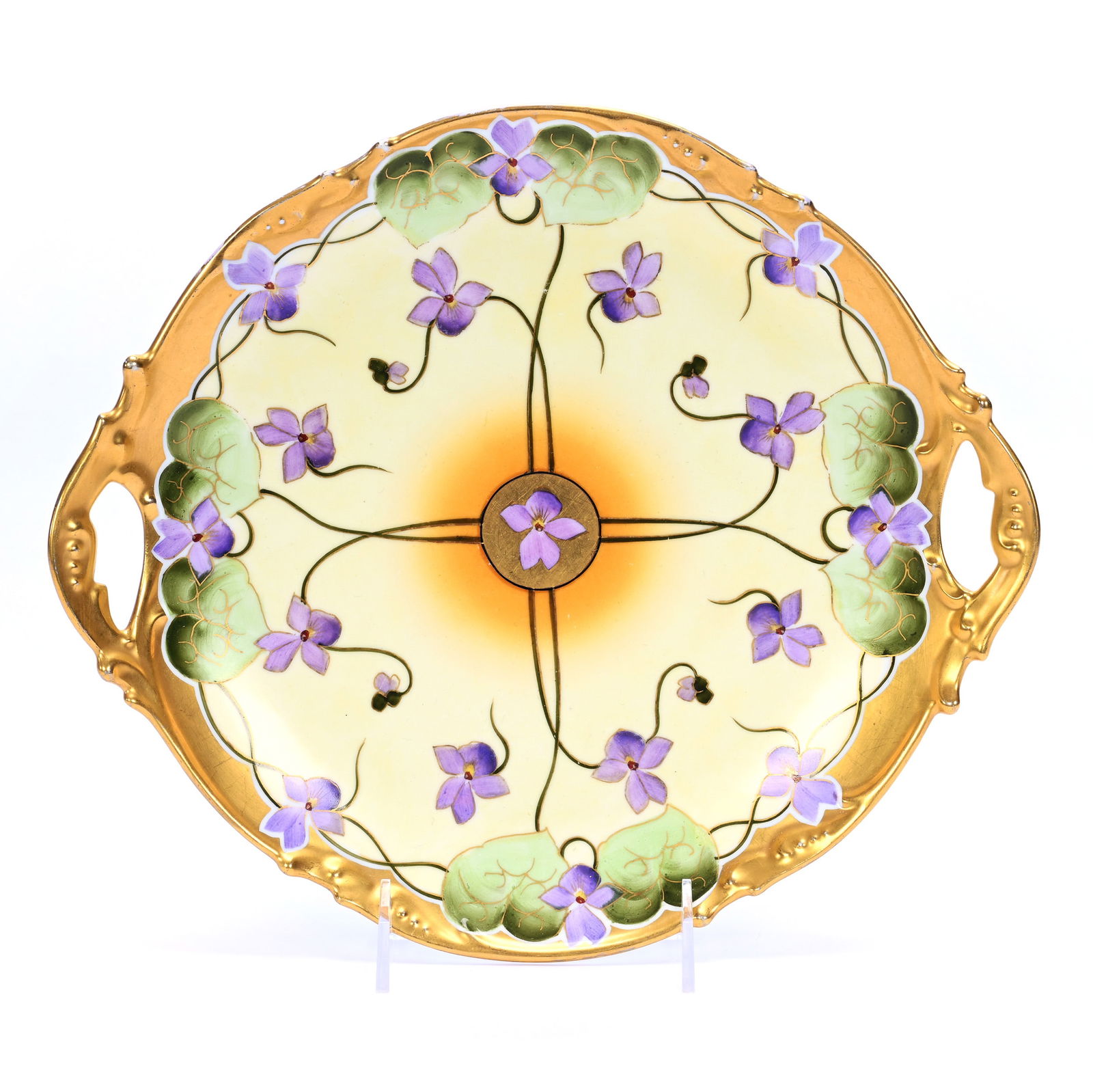 Cake Plate Marked Stouffer Chicago Art Studio (1 of 2)