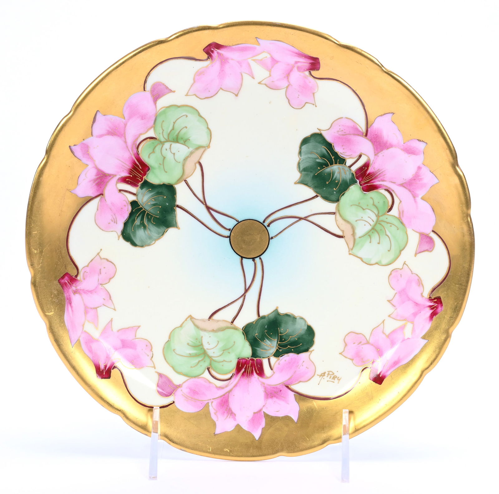 Plate Marked Stouffer Chicago Art Studio (1 of 3)