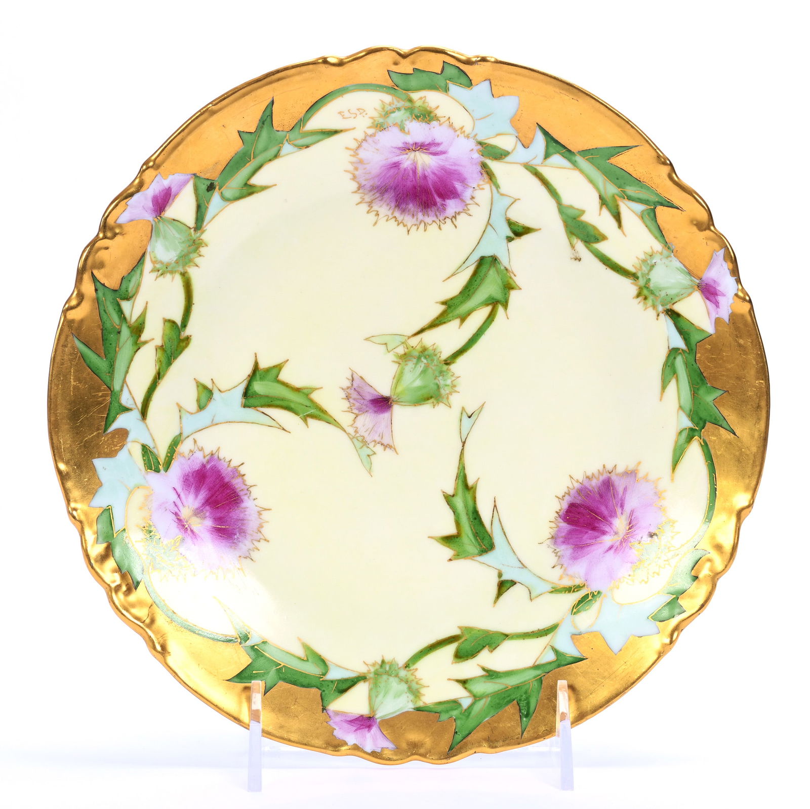 Plate Marked Stouffer Chicago Art Studio (1 of 3)