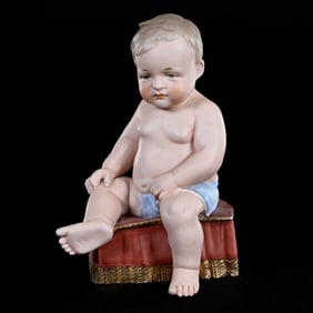 Figurine, Unmarked German Bisque