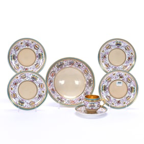 (6) Items Marked Pickard, All Same Pattern