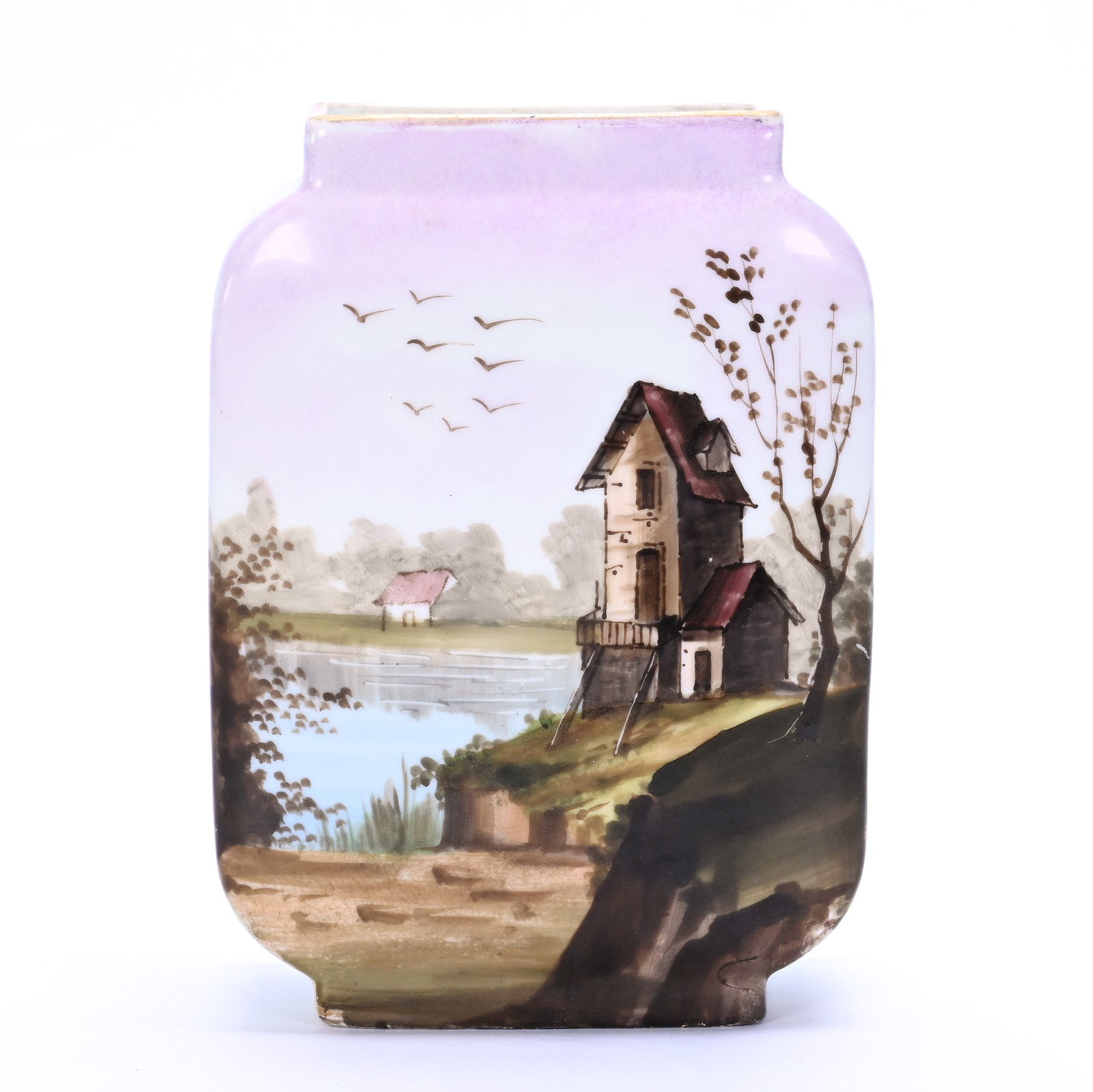 Rectangular Vase Marked Limoges (1 of 3)