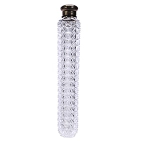 Lay Down Perfume, American Brilliant Cut Glass, Fully Cut Quartered Diamond