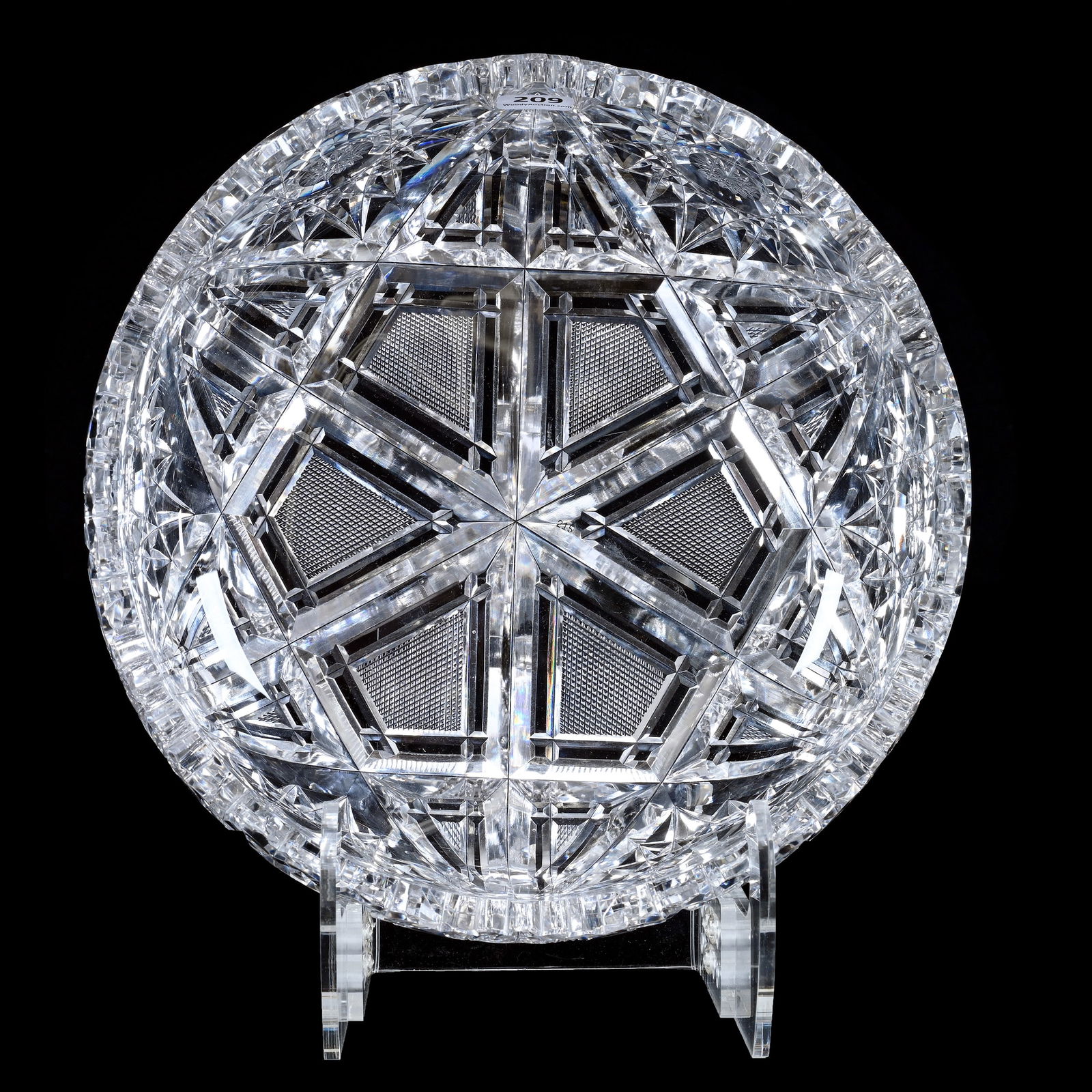 Bowl, American Brilliant Cut Glass, Kimberly Pattern By Libbey (1 of 3)