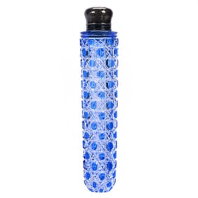 Lay Down Perfume, American Brilliant Cut Glass, Blue Cut To Clear