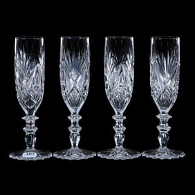 (4) Flute Champagne Stems, BPCG