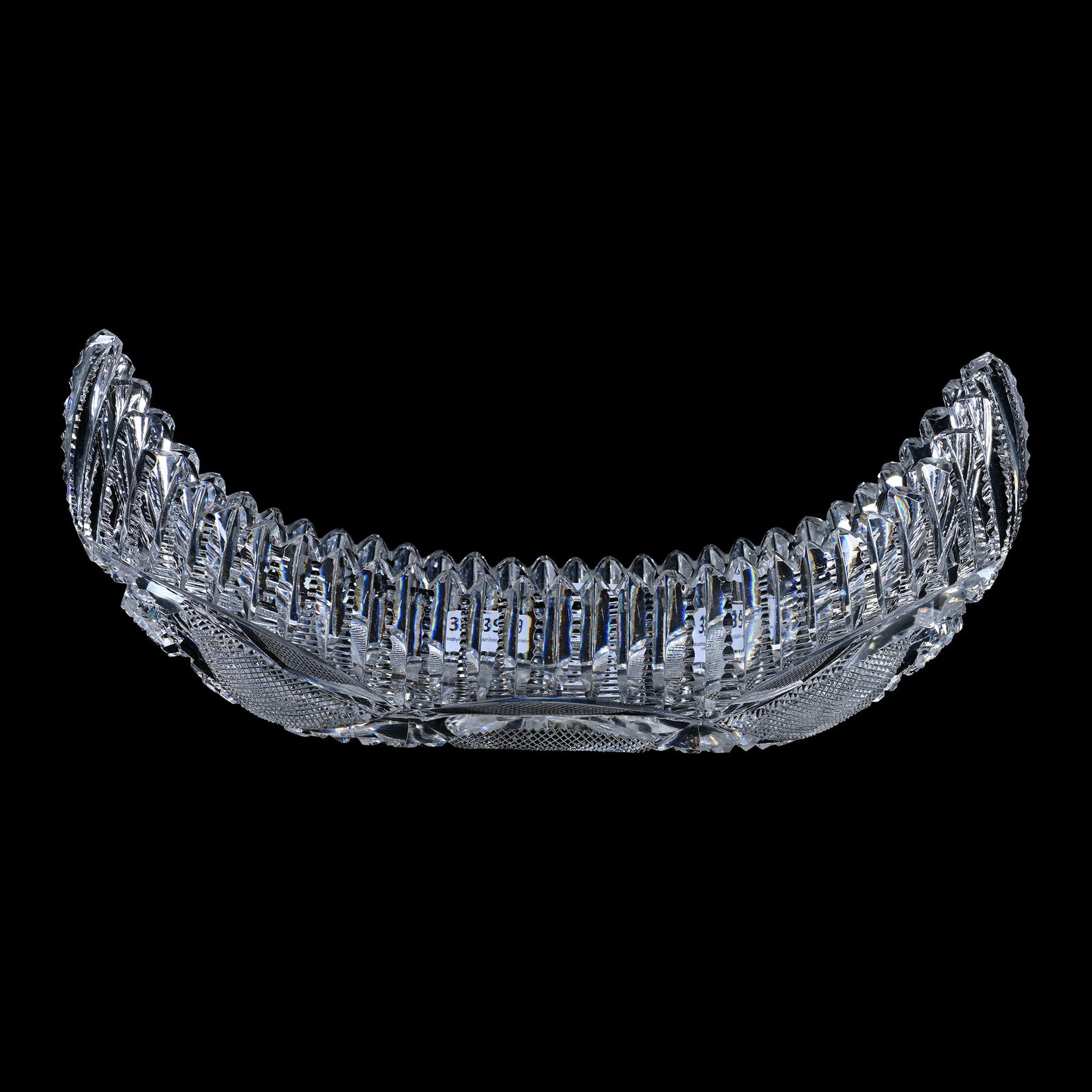 Canoe Shaped Relish, American Brilliant Cut Glass, Sylph Pattern By C.F. Monroe (1 of 3)