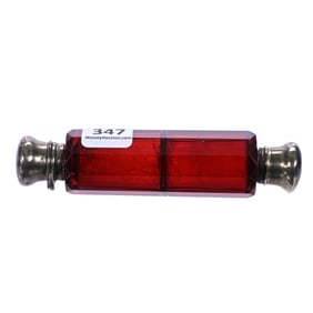 Double Lay Down Perfume, BPCG, Cased Cranberry, Flute Pattern