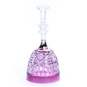Bell, Cut Glass, Signed Pepi Herrmann Dated 2003