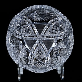 Bowl, American Brilliant Cut Glass