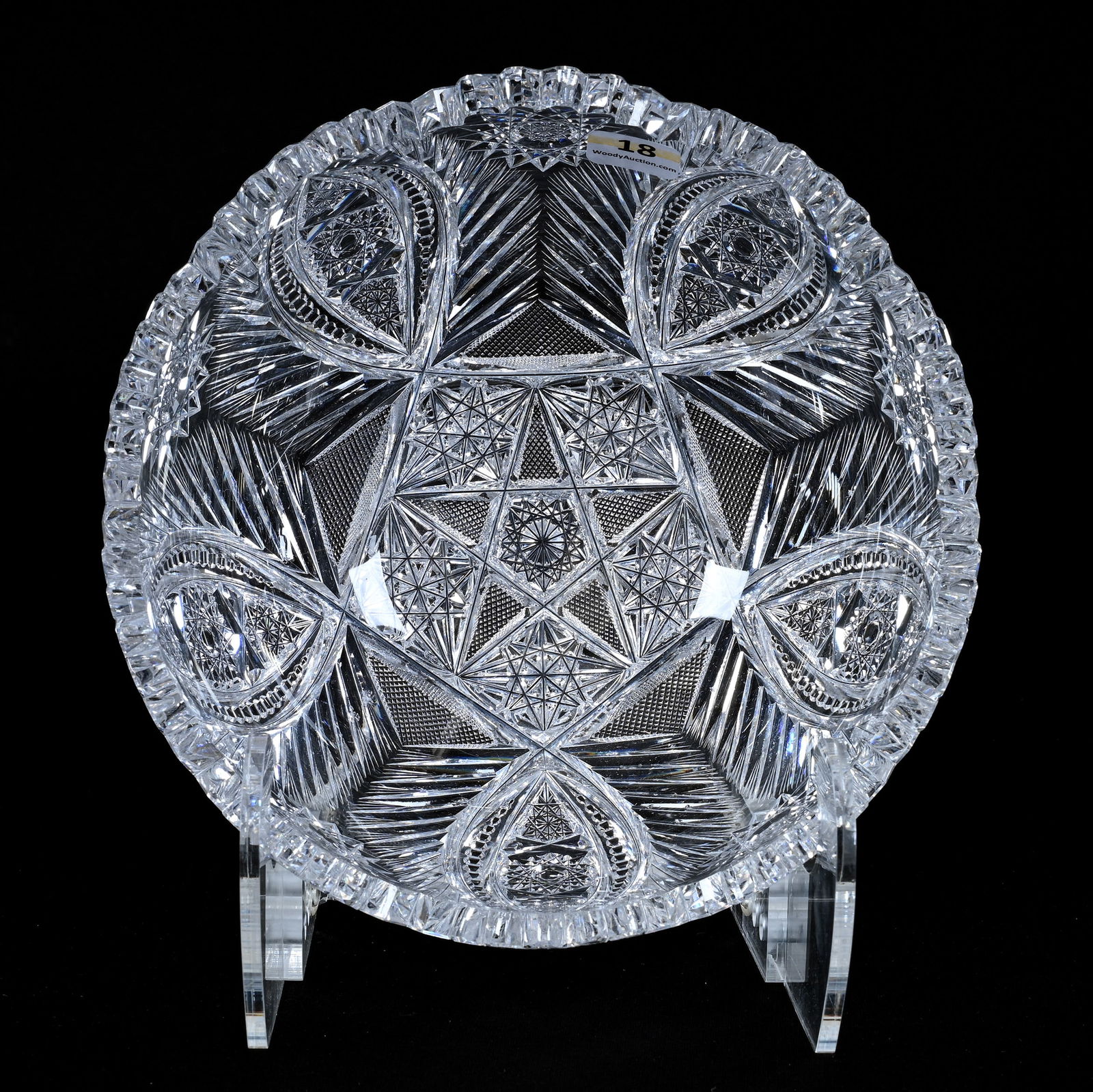 Bowl, American Brilliant Cut Glass, Anne Pattern By W.C. Anderson (1 of 8)