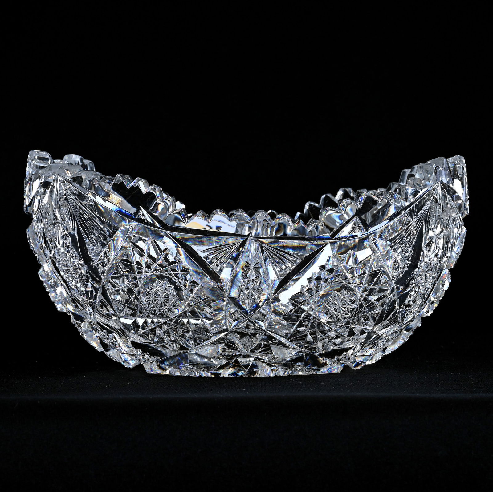 Oval Bowl, American Brilliant Cut Glass (1 of 7)