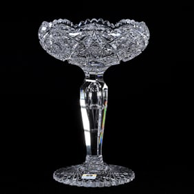 Compote, American Brilliant Cut Glass