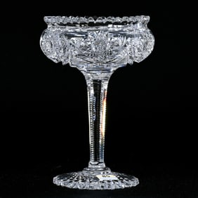 Compote, American Brilliant Cut Glass