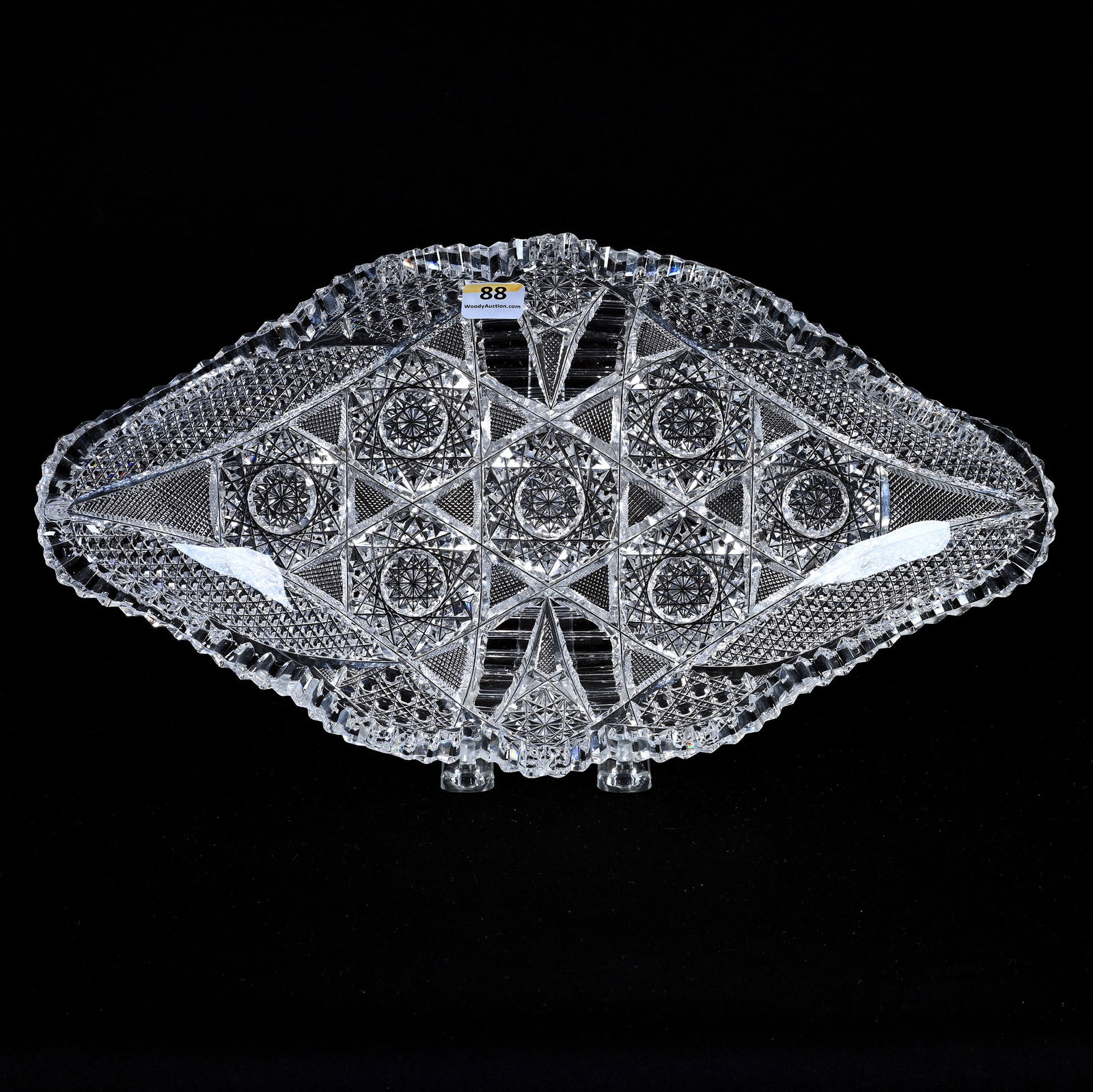 Ice Cream Tray, American Brilliant Cut Glass (1 of 5)