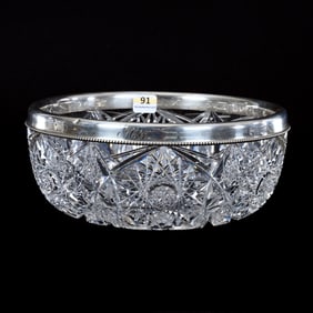 Bowl, American Brilliant Cut Glass