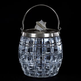 Biscuit Jar, American Brilliant Cut Glass