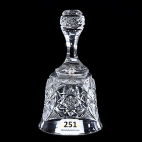 Dinner Bell, American Brilliant Cut Glass, Premier Pattern By Bergen