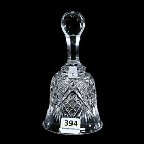 Dinner Bell, American Brilliant Cut Glass, Gladys Pattern By Hawkes