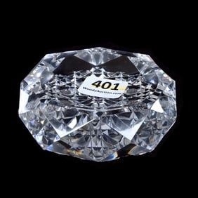 Paperweight/Coin Dish, American Brilliant Cut Glass, Wagon Wheel Effect With Facet Cut Border