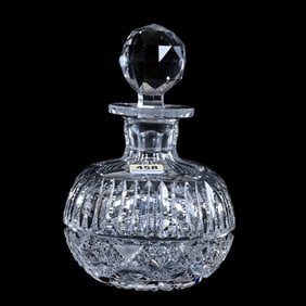 Cologne Bottle, American Brilliant Cut Glass, Sylph Pattern By C. F. Monroe