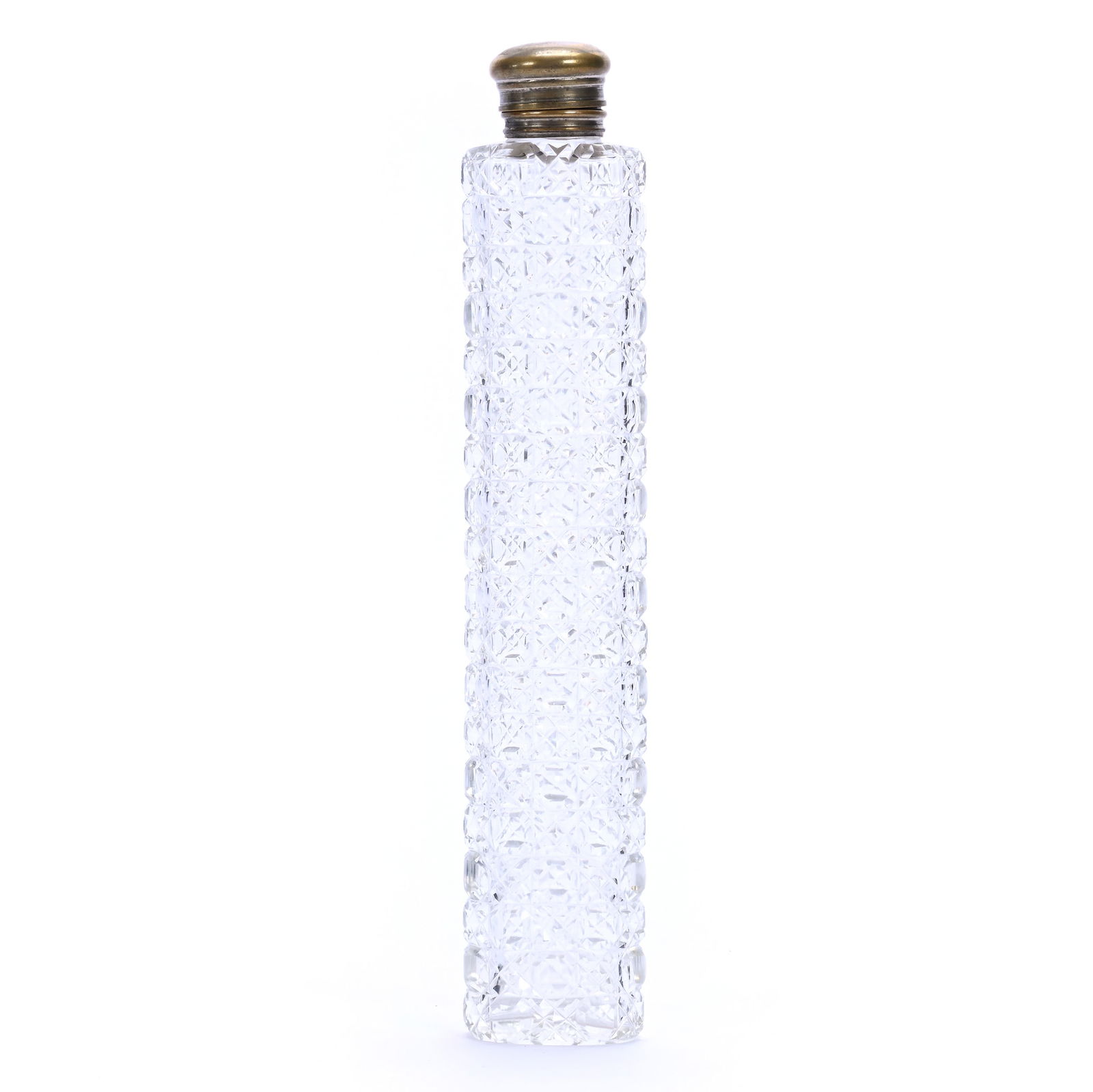 Lay Down Perfume, Brilliant Period Cut Glass, Cane Pattern (1 of 4)