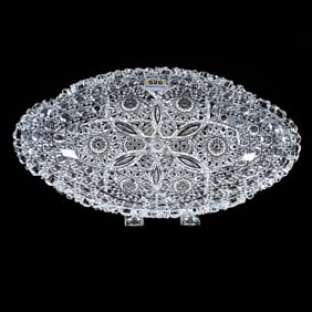 Celery Tray, American Brilliant Cut Glass, Propeller Pattern As Shown In Marshall Field Catalog