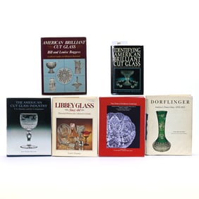 (6) Books About American Brilliant Cut Glass