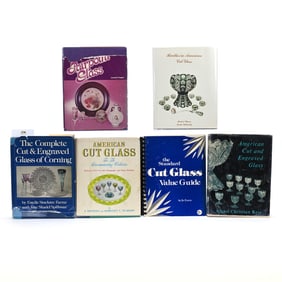 (6) Books About American Brilliant Cut Glass