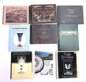 (8) American Brilliant Cut Glass Catalog Reprints Published By ACGA & More