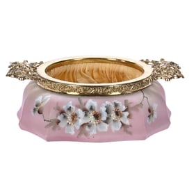 Open Bon Bon, Marked Nakara Art Glass