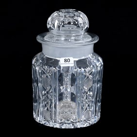 Humidor, American Brilliant Cut Glass