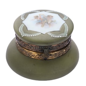 Jewel Box, Marked Nakara Art Glass