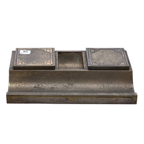 Double Inkwell Desk Set