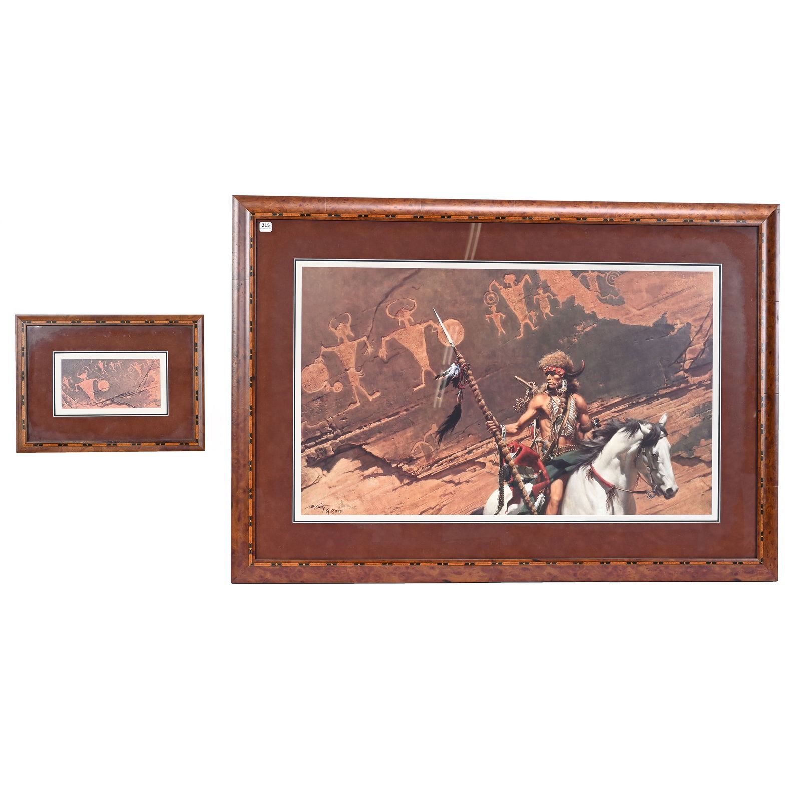 Limited Edition Framed Print By Frank C. McCarthy Titled "In The Land Of The Ancient Ones" (1 of 3)