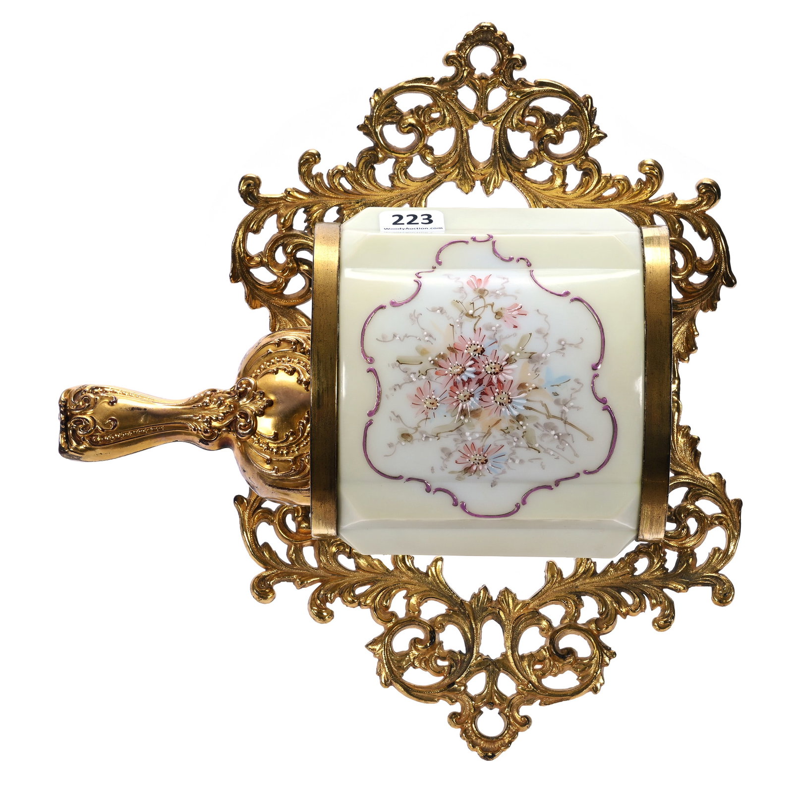 Wall Mount Brush Holder With Brush, Wave Crest Banner Mark (1 of 3)