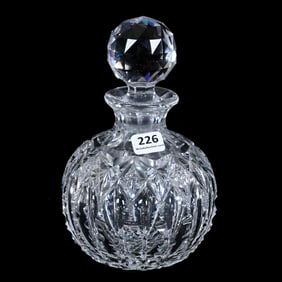 Cologne Bottle, American Brilliant Cut Glass, Chester Pattern By Dorflinger