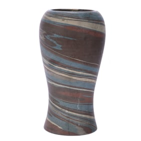 Vase, Niloak 2nd Art Pottery Mark, Original Paper Label