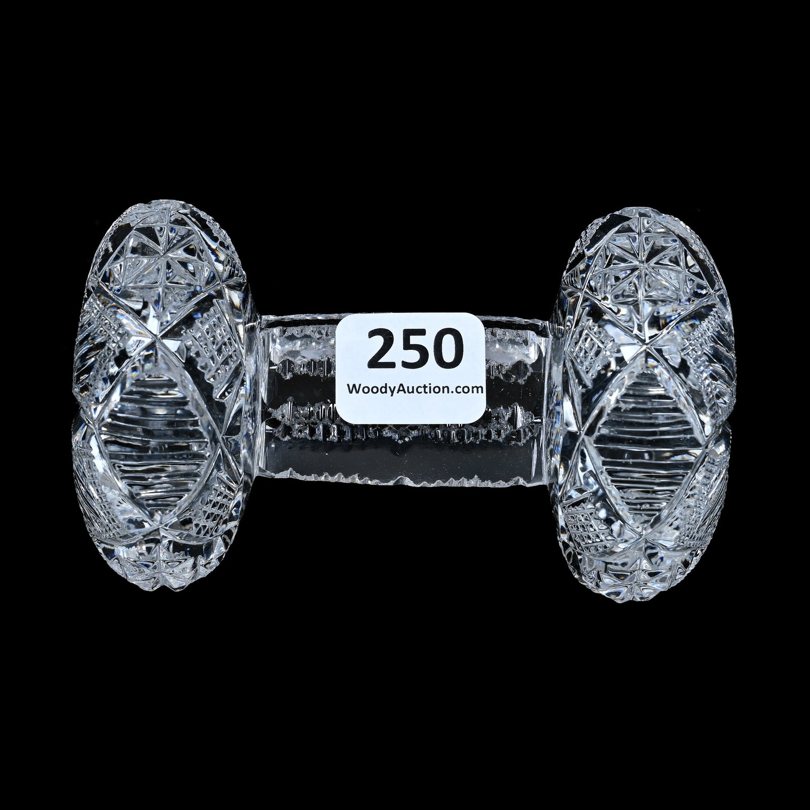 Knife Rest, American Brilliant Cut Glass, Large Geometric Cut Design (1 of 2)