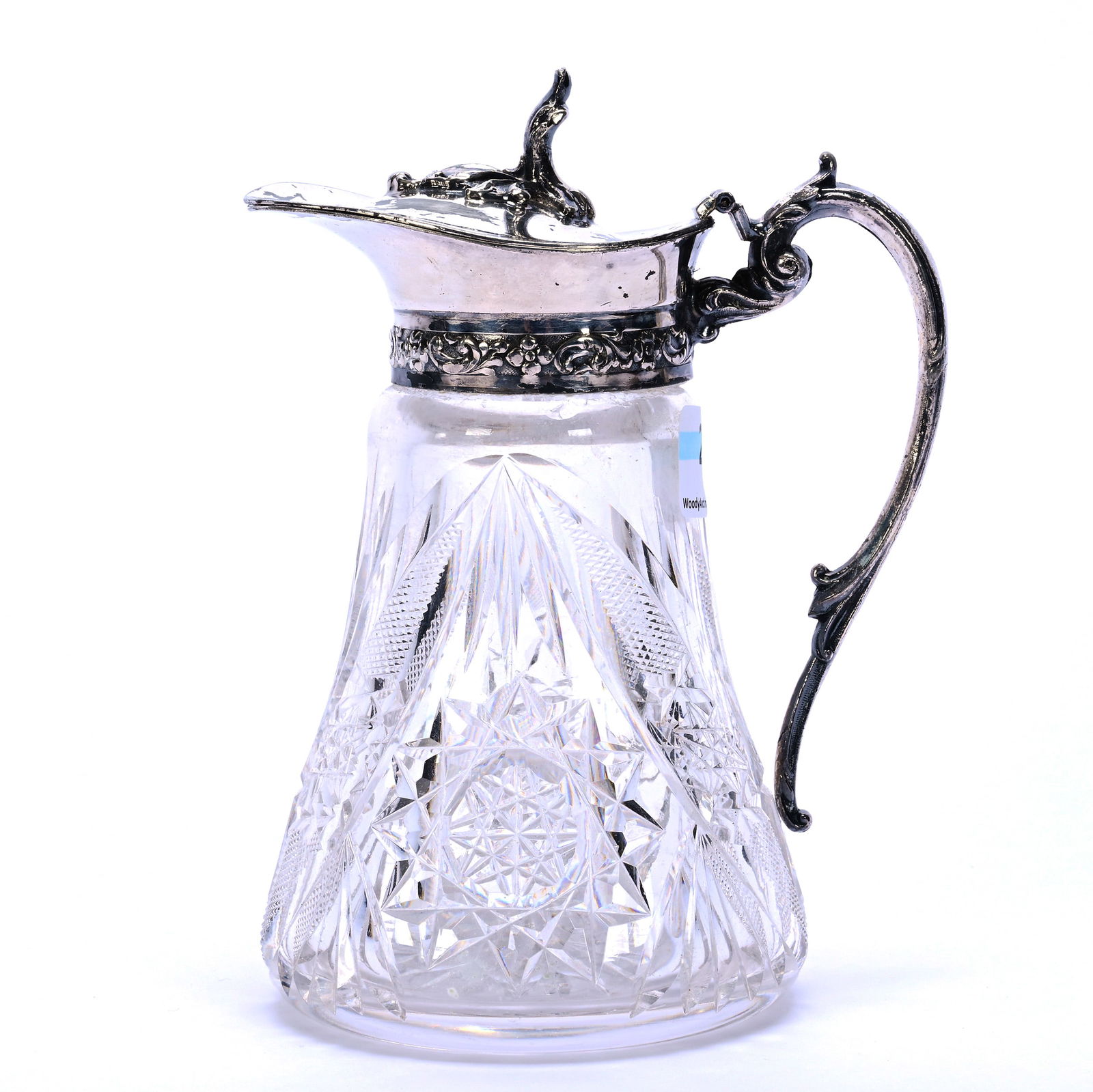Syrup Pitcher No. 2, American Brilliant Cut Glass, Odolet Pattern By C.F. Monroe (1 of 4)