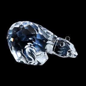 Figurine, Polar Bear, Swarovski Crystal Mark,