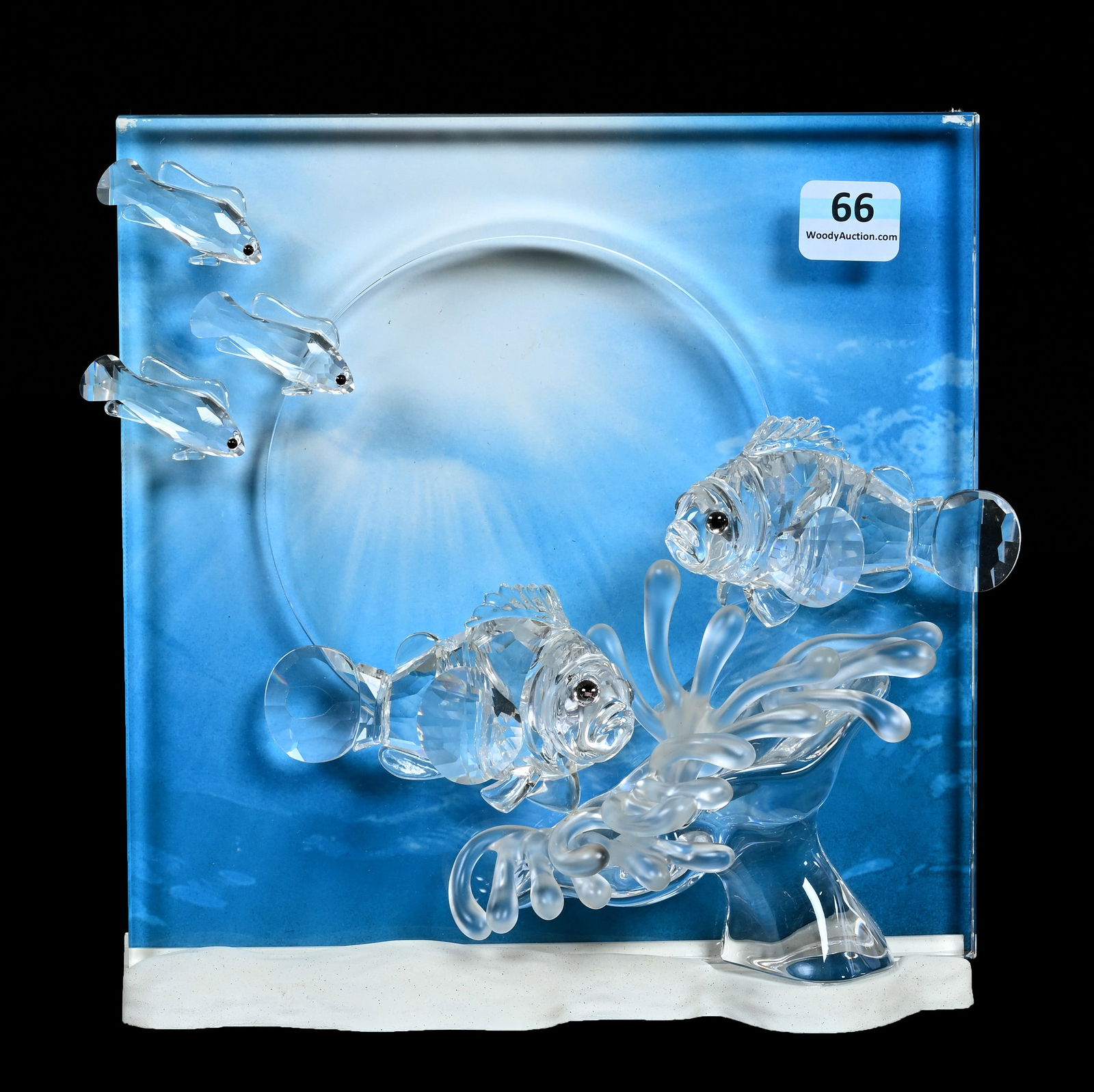 Three Dimensional Plaque, Swarovski Crystal Wonders Of The Sea, New In Box (1 of 4)