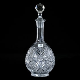 Decanter, Brilliant Period Cut Glass
