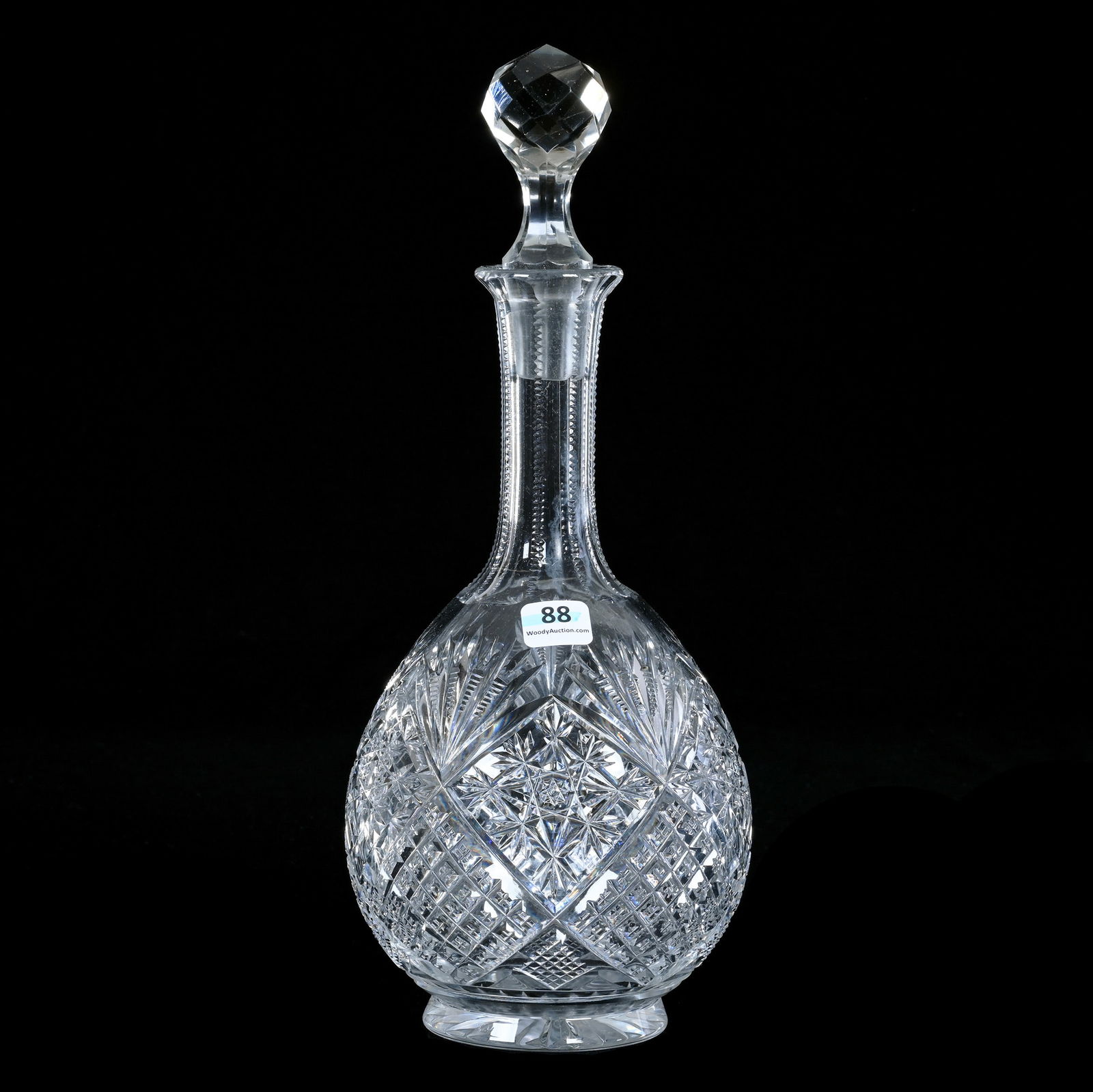 Decanter, Brilliant Period Cut Glass (1 of 3)