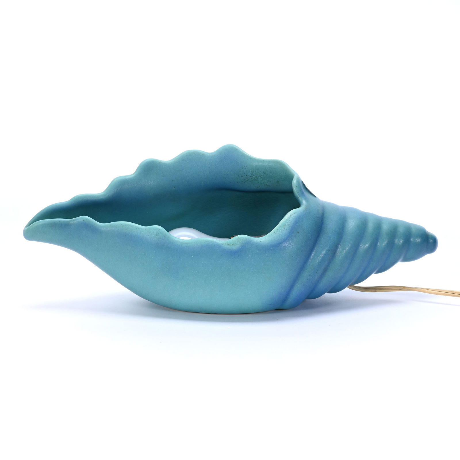 Lamp, Van Briggle Art Pottery, Conch Shell Form (1 of 3)